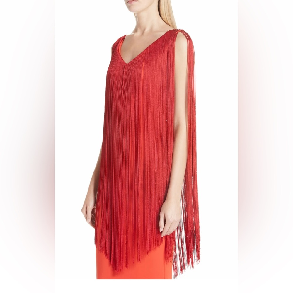 Chiara Boni Tammy Fringe Dress. Size 42 (US size 6)